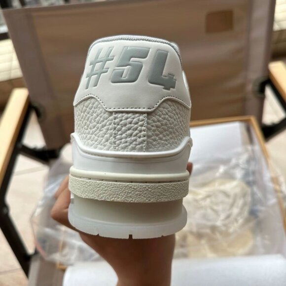LOUIS VUITTON Trainer, White Cement, Low-top, Unisex, US9, Leather. - Picture 6 of 6